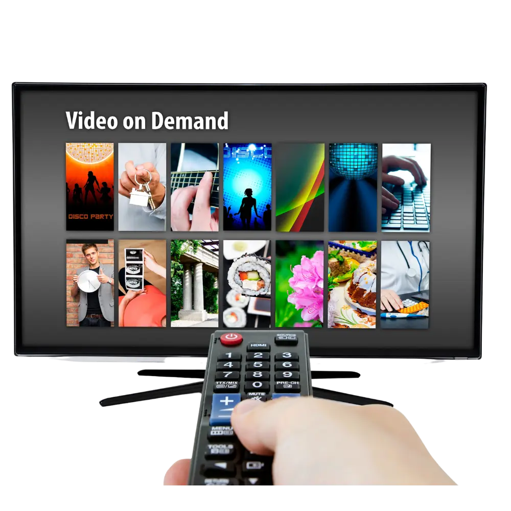 Video on demanad application on smart tv